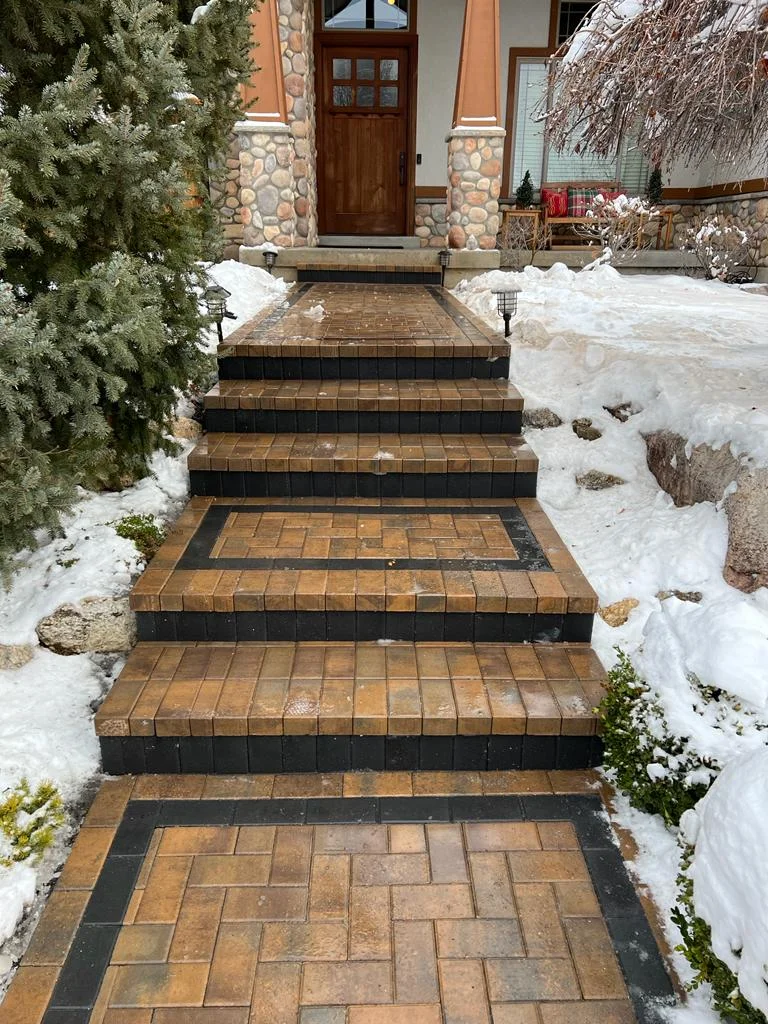 Front Door Paver Pathway